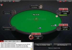 Online poker
